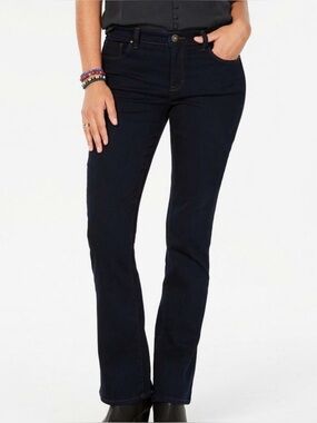 Style & Co. Dark Wash Mid Rise Modern Bootcut Jeans 12 NWT